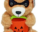 Hallmark Halloween TRICK or TREAT Mask Costume Plush Bear 9” Stuffed Ani... - $17.81