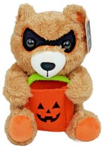 Hallmark Halloween TRICK or TREAT Mask Costume Plush Bear 9” Stuffed Animal Toy - £14.00 GBP