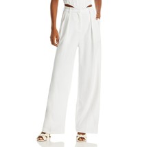 Aqua x Maeve Reilly L101403 Women&#39;s White Wide Leg Trousers Size XS B4HP - £20.71 GBP