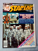 Starlog Magazine #77 The Right Stuff Dr Who Dec 1983  VF+ HIGH GRADE - £7.87 GBP