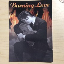 Elvis Presley Postcard Elvis Burning Love - £2.71 GBP