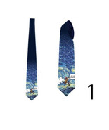 Necktie with a Calvin and hobbes print with custom design - £24.38 GBP