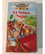 El Señor Sapo 1992 WALT DISNEY Mini Clasicos Animation VHS PAL Espagnol Am - $26.33