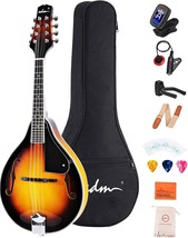 Adm Acoustic Mandolin Instrument Kit Music A Style For Kids Students, Su... - £102.20 GBP