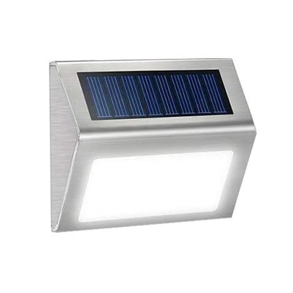 3 LED Solar Lights Outdoor Solar Step Lights Waterproof Solar Power Garden Light - £149.59 GBP