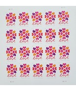 The Hearts Blossom (USPS) 2018 STAMP SHEET 20 Forever Stamp Sheet - £15.94 GBP