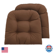 Zanwu Hwyd Outdoor Chair Cushions Set of 2 19x19x4 Inch Waterproof Fade-... - $76.46