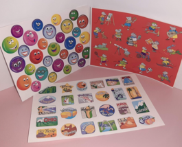 Vintage Highlights Magazine Sticker Sheets x3 Travel States Smiley &amp; Mouse - £7.12 GBP