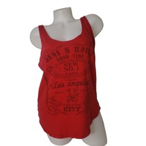 Bravado Guns N Roses Red Womens Tank Top Size Medium - £15.48 GBP