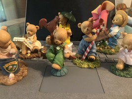 The O&#39;BEAR FAMILY Porcelain Teddy Bear Figures 4&quot; Lot Of 7. - £15.82 GBP