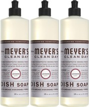 MRS. MEYER&#39;S CLEAN DAY Liquid Dish Soap, Biodegradable Formula, Lavender, 16 fl. - £18.19 GBP