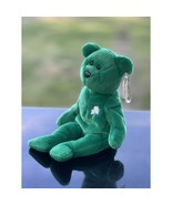 Ty Beanie Baby Erin The Bear 1997 Retired PVC Pellets 4th Gen Cover Lucky - $442.19 MXN