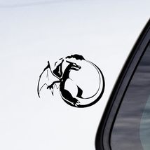 Fire Starter Char-zard PM Silhouette Vinyl Decal Sticker UV &amp; Water Proo... - $6.85