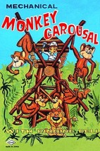 Mechanical Monkey Carousal - Art Print - £17.57 GBP+