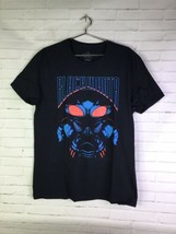 NEW Aquaman Black Manta Logo Graphic Print Short Sleeve Tee T-Shirt Men&#39;... - £13.62 GBP