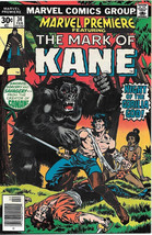 Marvel Premiere Comic Book #34 The Mark of Kane 1977 HIGH GRADE B - £4.32 GBP