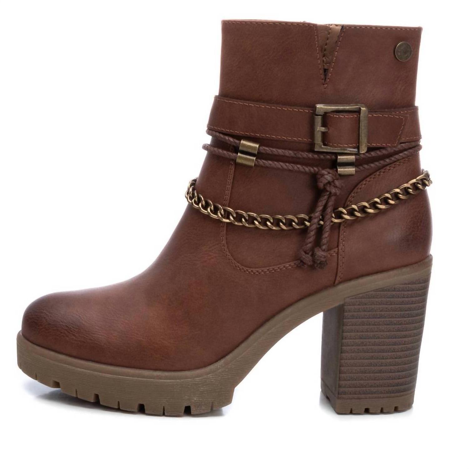 Xti Women&#39;s Heeled Booties Brown - $73.00