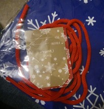 3Pcs Large Christmas Gift Bag Giant Xmas Holiday snowflake theme Bags 36... - £7.81 GBP