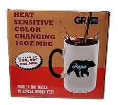 Papa Bear Heat Sensitive Color Changing Ceramic Magic Coffee Mug Tea Cup... - $14.36