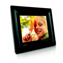 Philips Digital Photo Frame LCD Display 8 inch 4:3 Aspect Ratio HD USB Black - £19.88 GBP