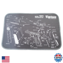 Tipton 1911 Maintenance Mat Handgun Schematic Neoprene Gun Cleaning Pad - $37.87