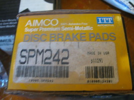 NEW AIMCO GM Chevy Super Premium Disc Brake Pads Semi-Metallic # SPM242 - £35.84 GBP