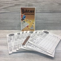 VTG Yahtzee Score Cards 6J74 56 - 75 Total Of 117 Sheets With Vtg Instru... - $14.85