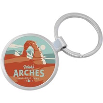 Arches National Park Keychain - Includes 1.25 Inch Loop for Keys or Backpack - £8.60 GBP