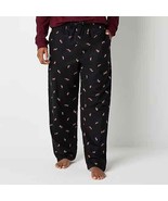 St. John&#39;s Bay Men&#39;s Flannel Pajama Lounge Sleep Pants MEDIUM Black Fox - $29.19 CAD