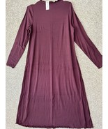 Lane Bryant Women’s High Neck Long Sleeve Maxi Dress Purple Size 10/12 - $39.99