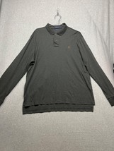 Polo Ralph Lauren Men’s Polo Shirt Cotton Long Sleeve Brown XL Classic - $38.88