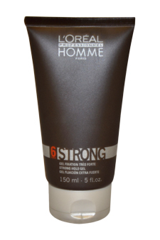 Homme Strong Force 6 Strong Hold Gel by L'Oreal Professional for Unisex - 5 oz G - $54.49