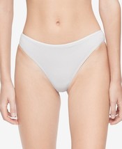 Calvin Klein Cotton Form Thong Underwear Gray Ladies XL QD3643 - $9.98
