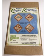Bucilla 3007 Picture Frame 2 Wooden Picture Frames Crewel Embroidery Vin... - €12,80 EUR