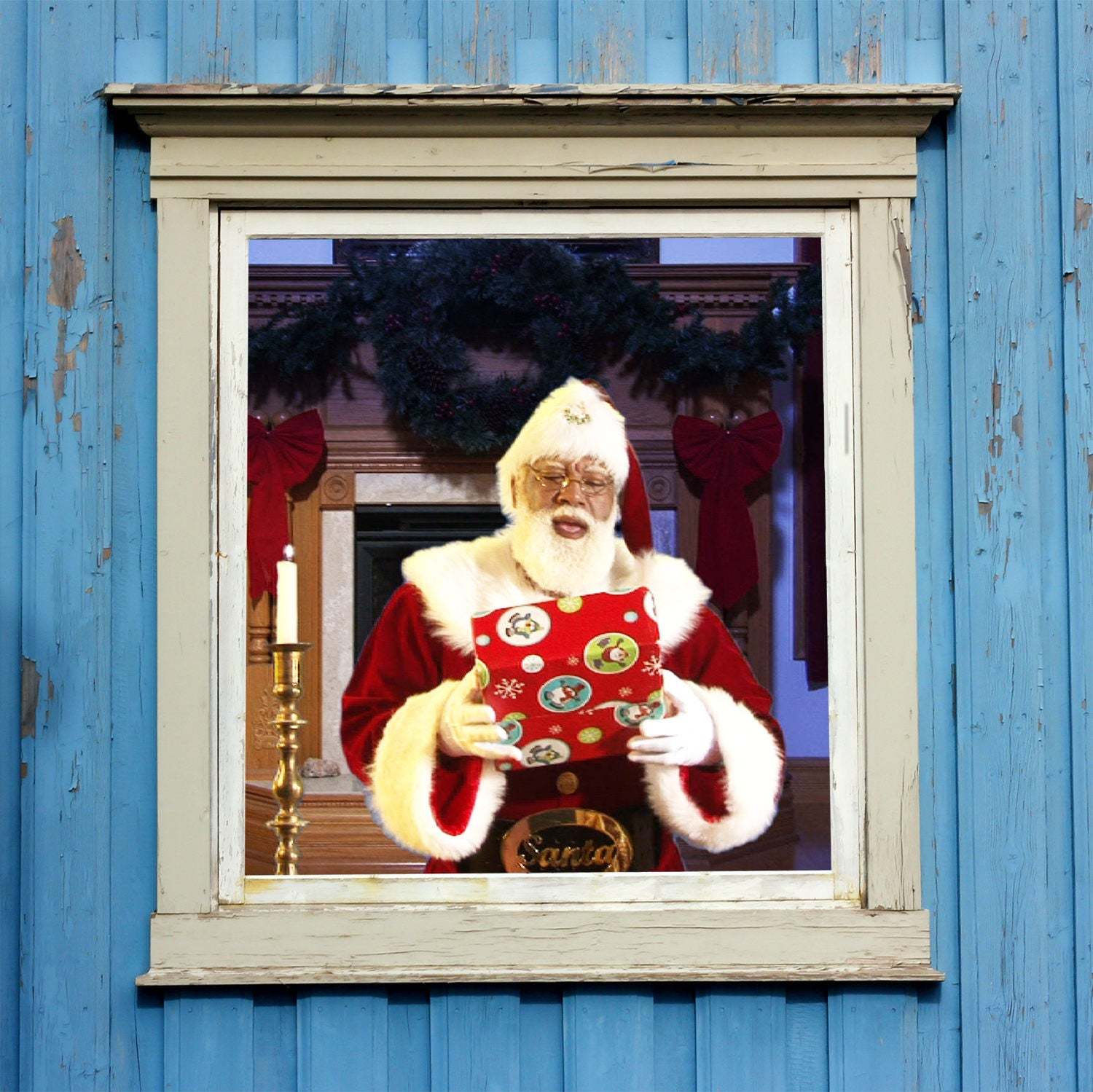 African American Santa, DIGITAL VERSION Black Santa, Larry Jefferson - $15.95