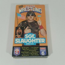  All-Star Wrestling Sgt Slaughter and Co. VHS Pro Wrestling - £13.95 GBP