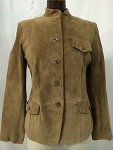 Kate Hill Camel Sued FullyLined Jacket SIZE 6 NWT $186.00 - £77.00 GBP