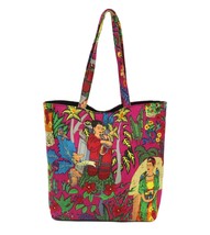Cotton Bag Farida Kahlo Handmade Shoulder Bag, Shopping Bag Environment friendly - £30.80 GBP