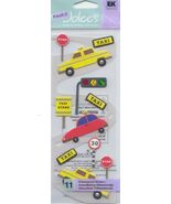 Taxi Ride~Cars~Traffic Signs~A Touch Of Jolee's Dimensional Scrapbook St... - $6.92