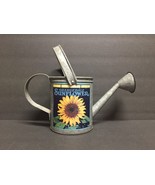 Metal Watering Can Orangedale Sunflower Label Home Garden Decoration - £6.87 GBP