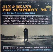 The Bel-Aire Pops Orchestra Jan &amp; Dean&#39;s Symphony No. 1 LP Vinyl Stereo - £14.78 GBP