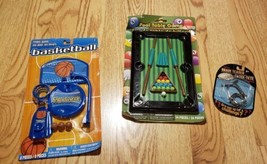 Pool Table Game -Miniature Pool Game, Basketball Game, and Brain Teaser ... - $13.85