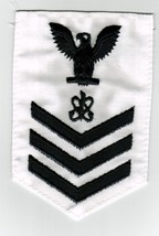 Usn Female Rating Badge EW1 Electronic Warfare Technician For White Uniform - £2.34 GBP