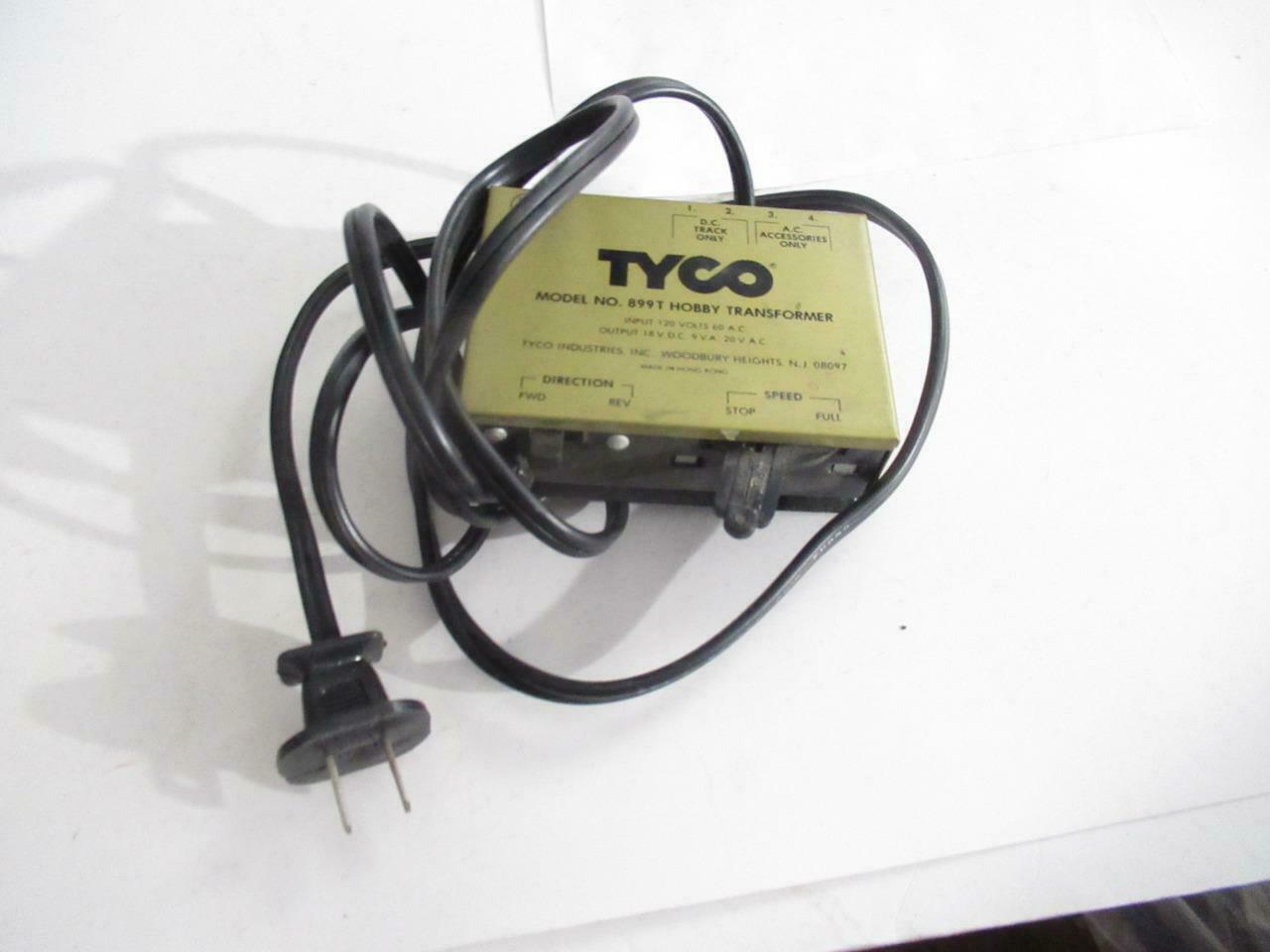HO TRAINS - VINTAGE TYCO 899T HO/N TRANSFORMER 18VD.C / 20V A.C OUT-EXC.... - $10.93