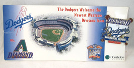 Inaugural Arizona Diamondback Baseball vs DODGERS Pin 1998 - MOC - £5.37 GBP