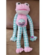 PEACE FROGZ Fish Tale Favorite Frogs New Plush Stuffed Animal 16&quot; JAPAN ... - $24.60 CAD