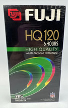 Fujifilm Vhs HQ120 6 Hours Blank Nos Sealed Tape High Quality Multi Purpose - £5.65 GBP