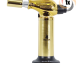 1x Torch Blink SE-02 Gold Dual Flame Butane Lightweight Torch | Special ... - $33.29