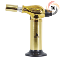 1x Torch Blink SE-02 Gold Dual Flame Butane Lightweight Torch | Special Edition - £26.18 GBP