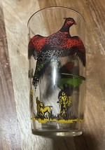 Vintage Hazel Atlas Pheasant Hunter 24 Ounce Tumbler Glass - $14.27